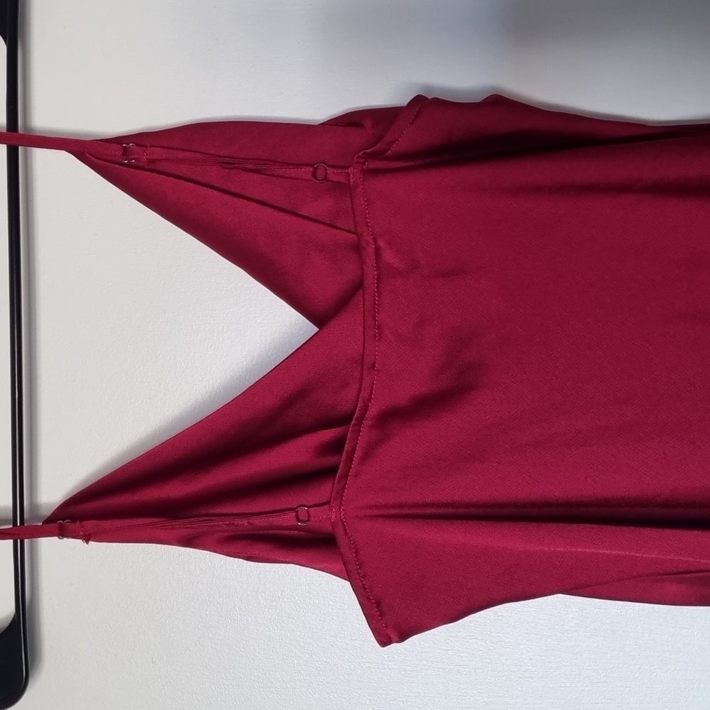 Silky Red Dress - Picture 2 of 5